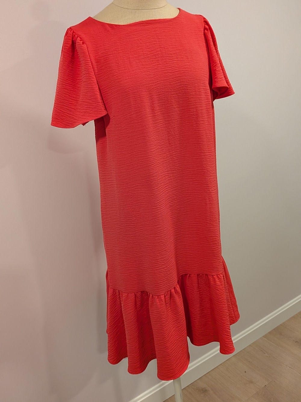Harper Rose Pink Midi Dress | Flutter Sleeve | Flowy | Feminine